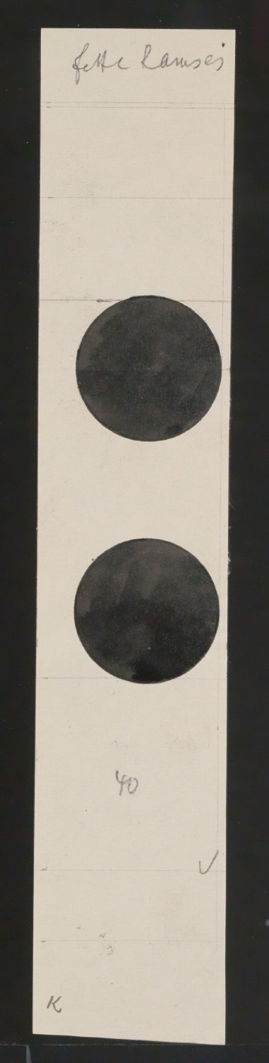 Entwurfszeichnungen Uhertype Fette Ramses — Blatt 43
