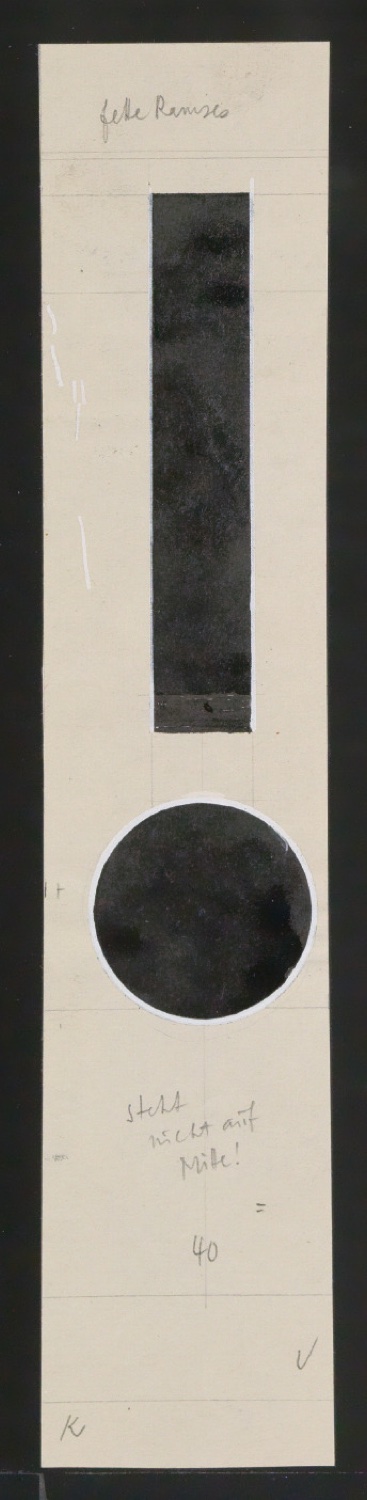 Entwurfszeichnungen Uhertype Fette Ramses — Blatt 47