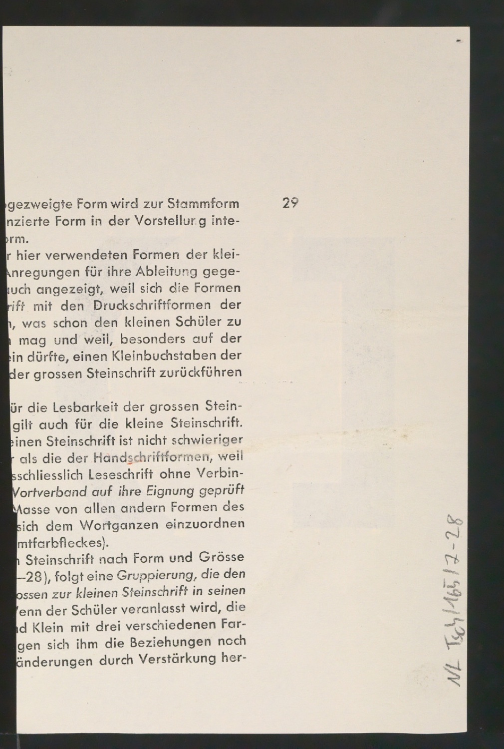 Entwurfszeichnungen Uhertype Fette Ramses — Blatt 56