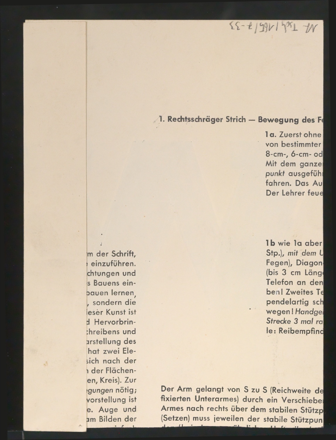 Entwurfszeichnungen Uhertype Fette Ramses — Blatt 66