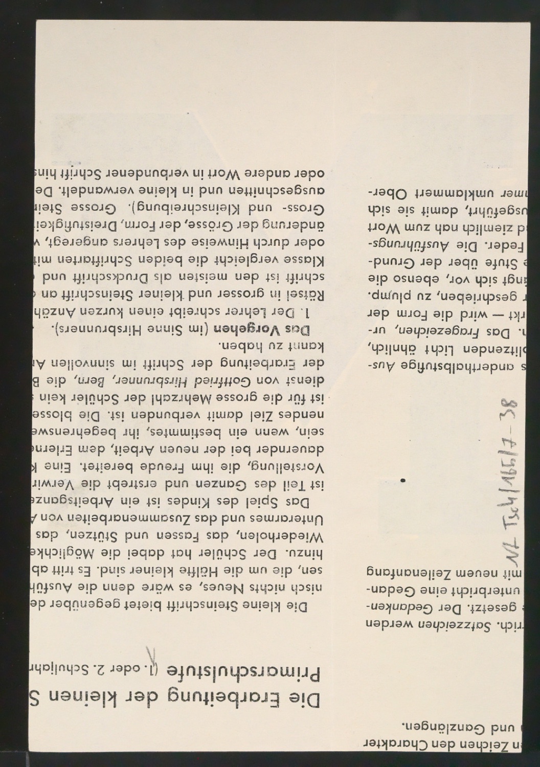 Entwurfszeichnungen Uhertype Fette Ramses — Blatt 76