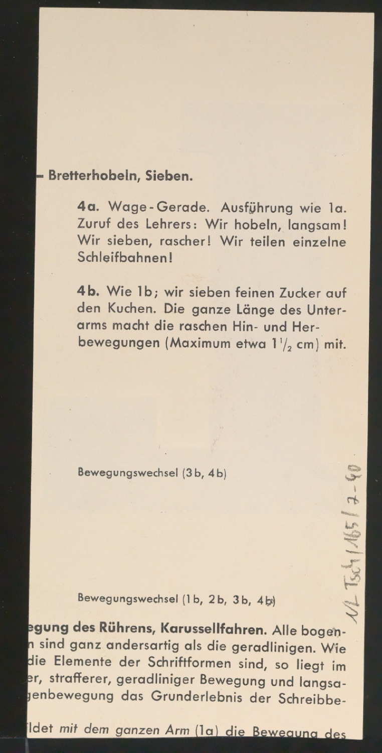 Entwurfszeichnungen Uhertype Fette Ramses — Blatt 80