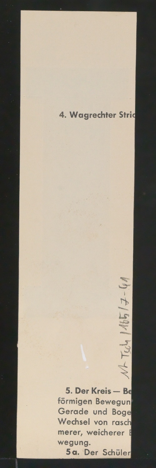 Entwurfszeichnungen Uhertype Fette Ramses — Blatt 82