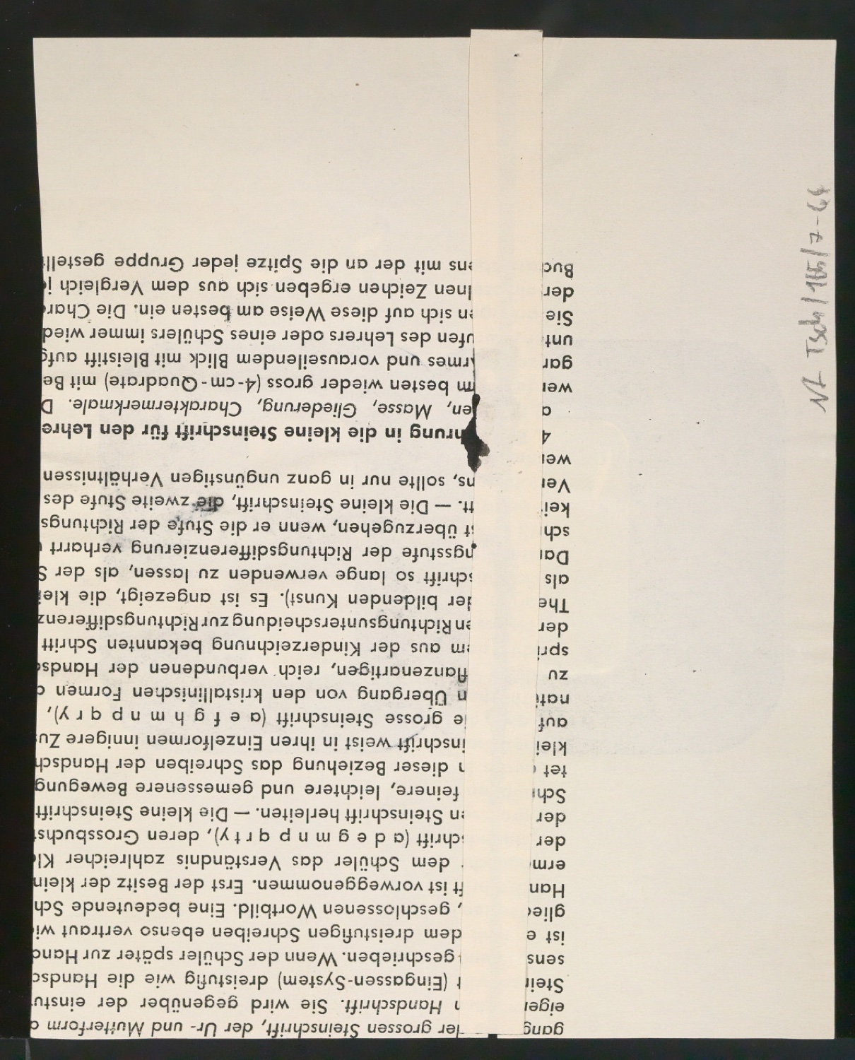 Entwurfszeichnungen Uhertype Fette Ramses — Blatt 88