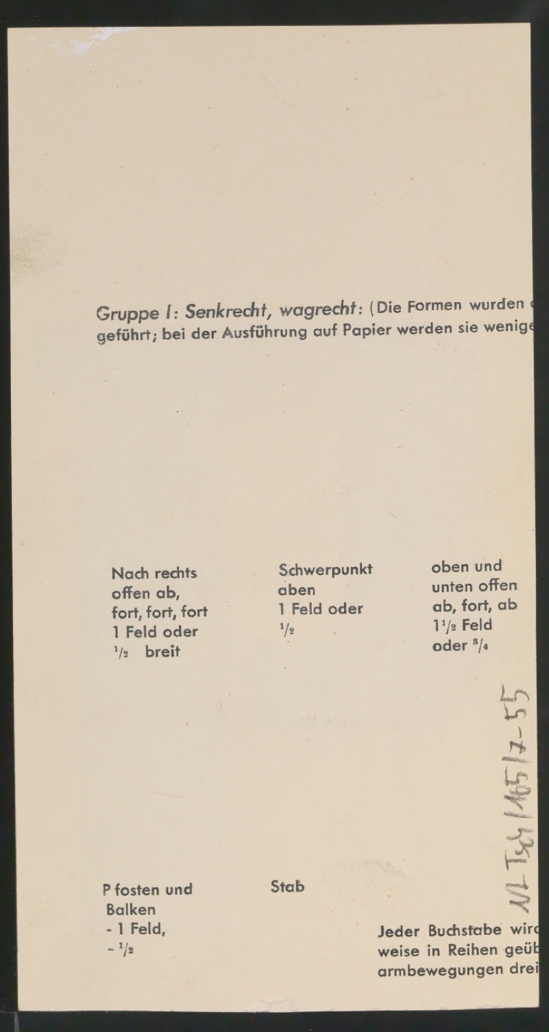 Entwurfszeichnungen Uhertype Fette Ramses — Blatt 112