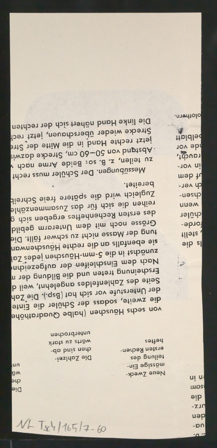 Entwurfszeichnungen Uhertype Fette Ramses — Blatt 122