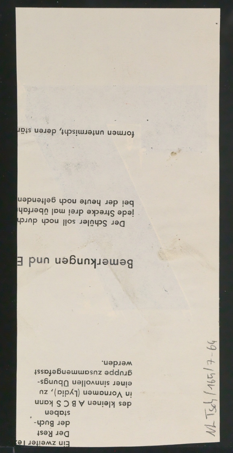 Entwurfszeichnungen Uhertype Fette Ramses — Blatt 130