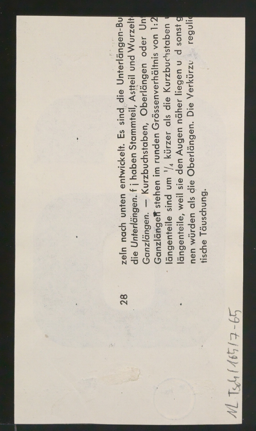 Entwurfszeichnungen Uhertype Fette Ramses — Blatt 132