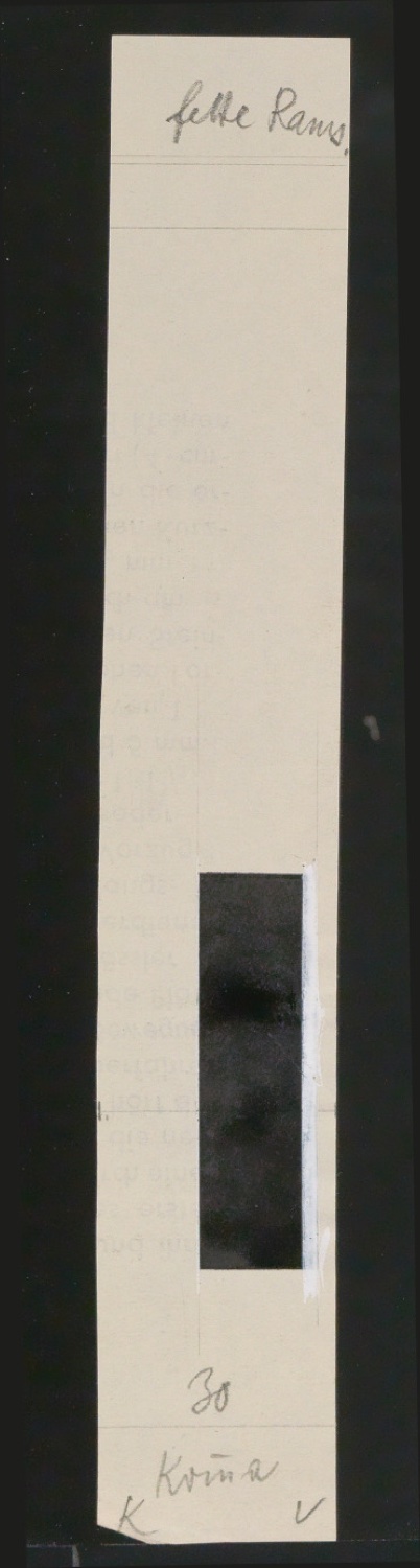 Entwurfszeichnungen Uhertype Fette Ramses — Blatt 139