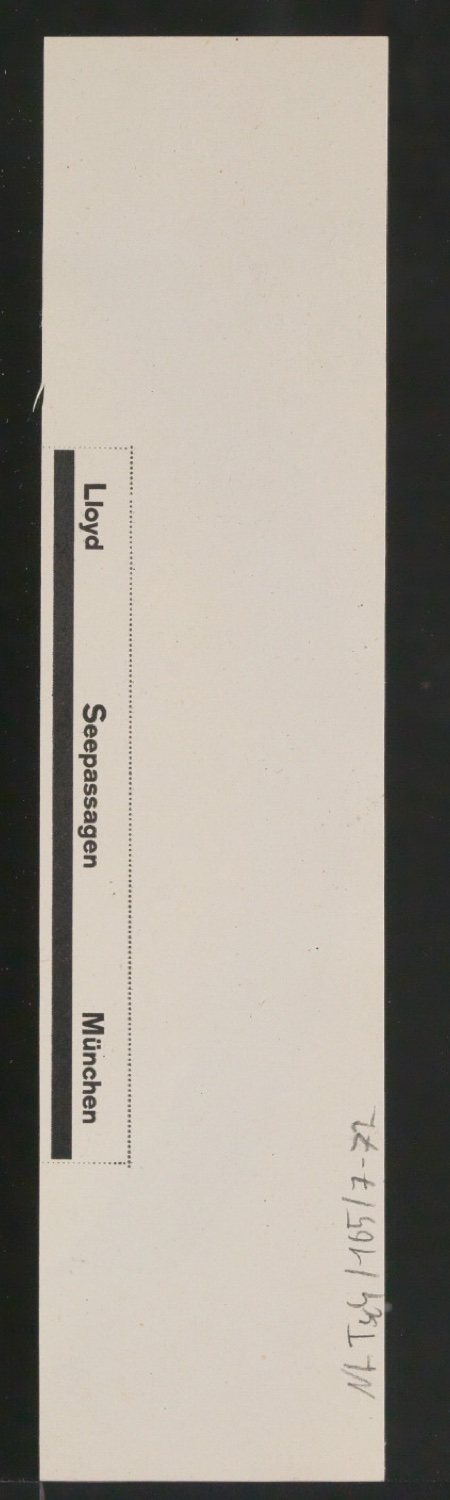 Entwurfszeichnungen Uhertype Fette Ramses — Blatt 146
