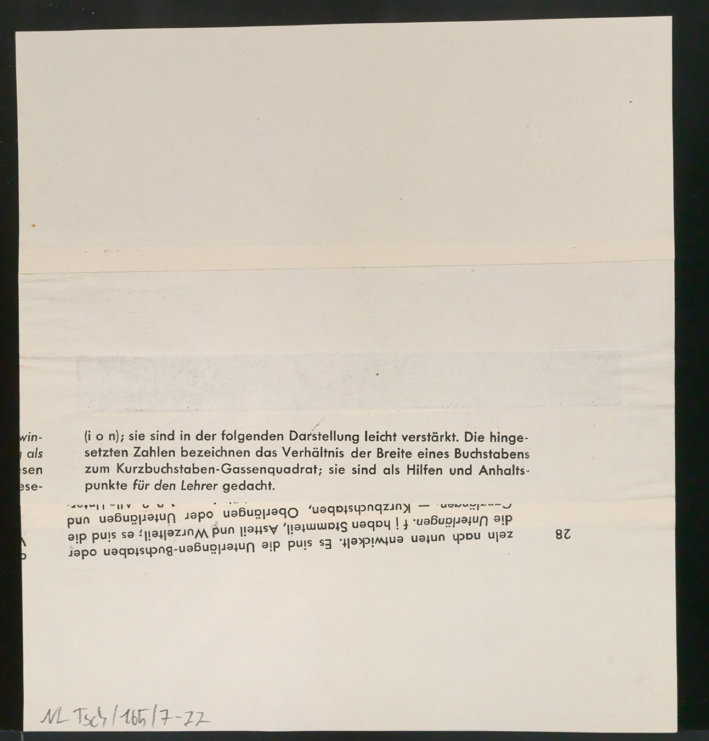 Entwurfszeichnungen Uhertype Fette Ramses — Blatt 156