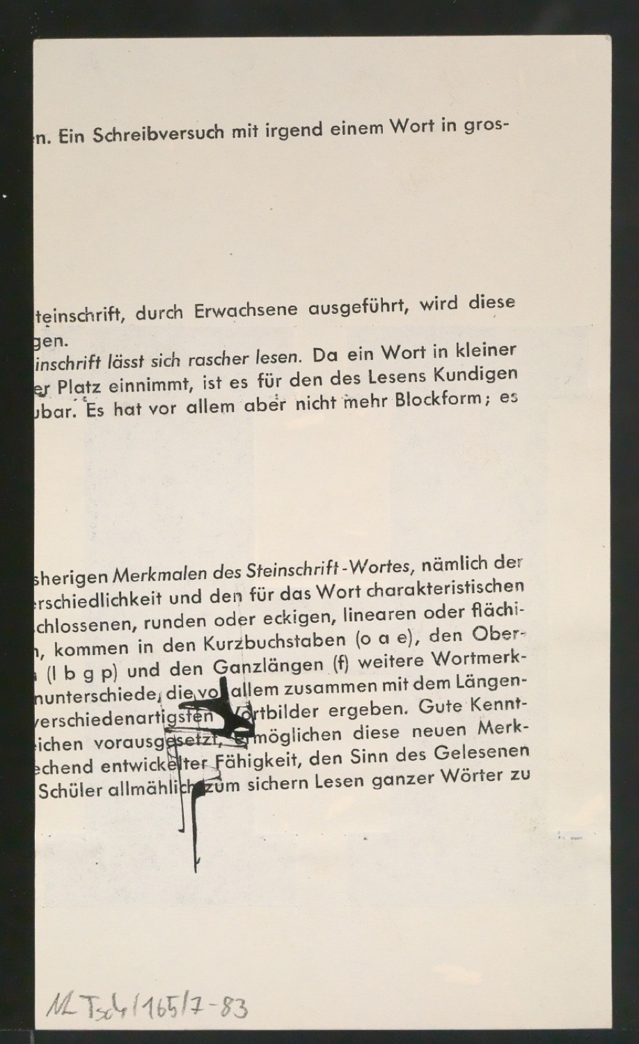 Entwurfszeichnungen Uhertype Fette Ramses — Blatt 168