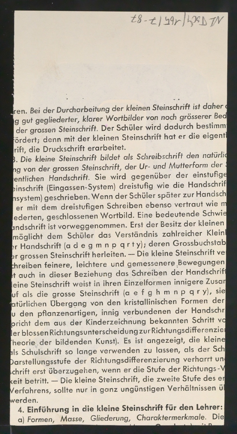 Entwurfszeichnungen Uhertype Fette Ramses — Blatt 176