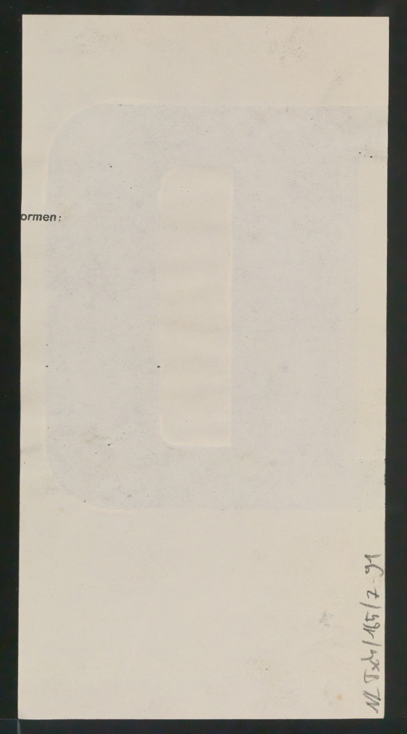 Entwurfszeichnungen Uhertype Fette Ramses — Blatt 184