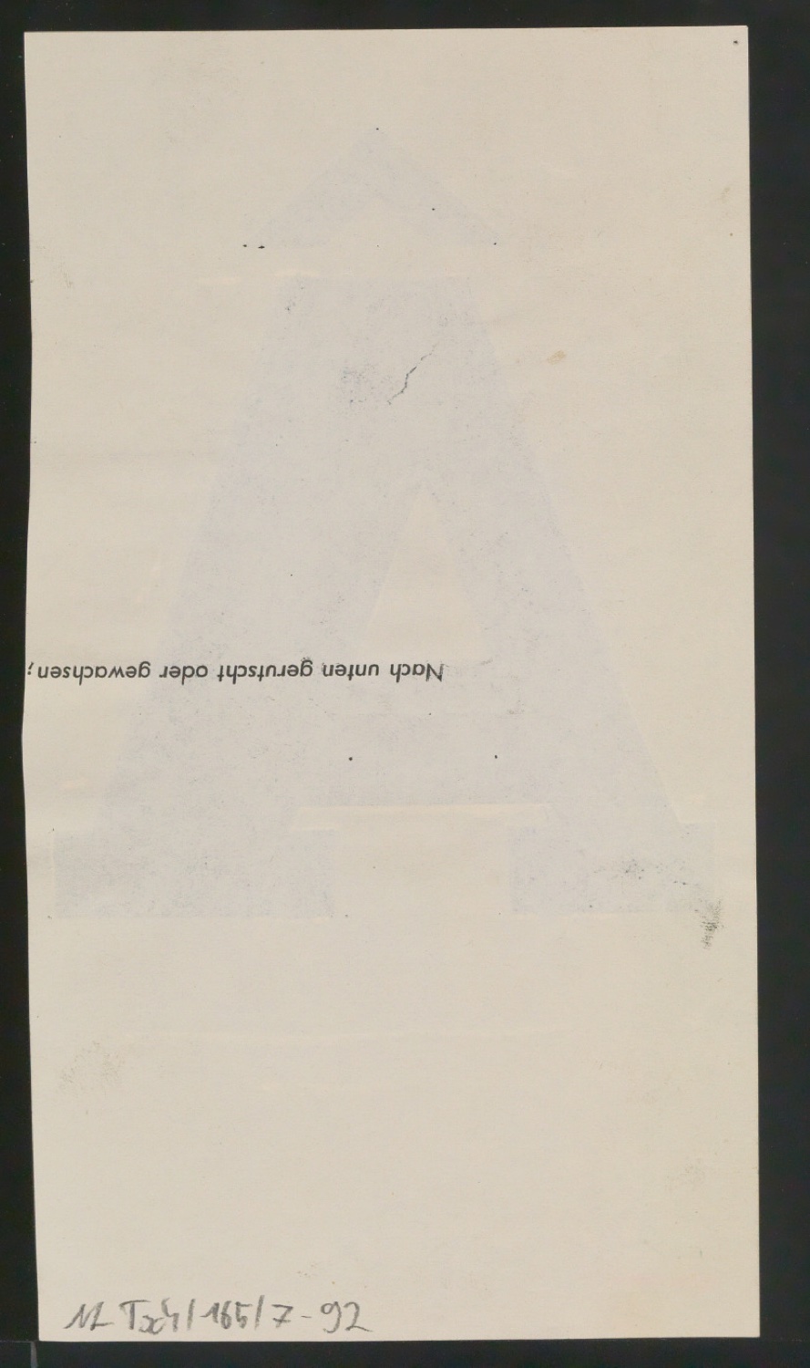 Entwurfszeichnungen Uhertype Fette Ramses — Blatt 186