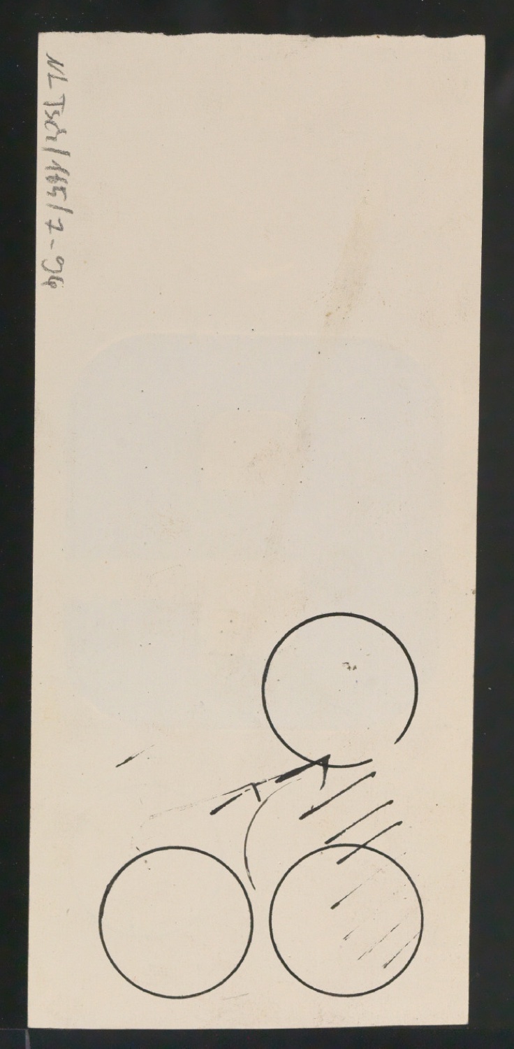 Entwurfszeichnungen Uhertype Fette Ramses — Blatt 190