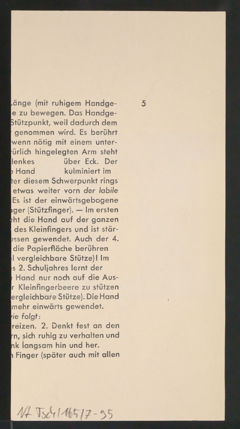 Entwurfszeichnungen Uhertype Fette Ramses — Blatt 192