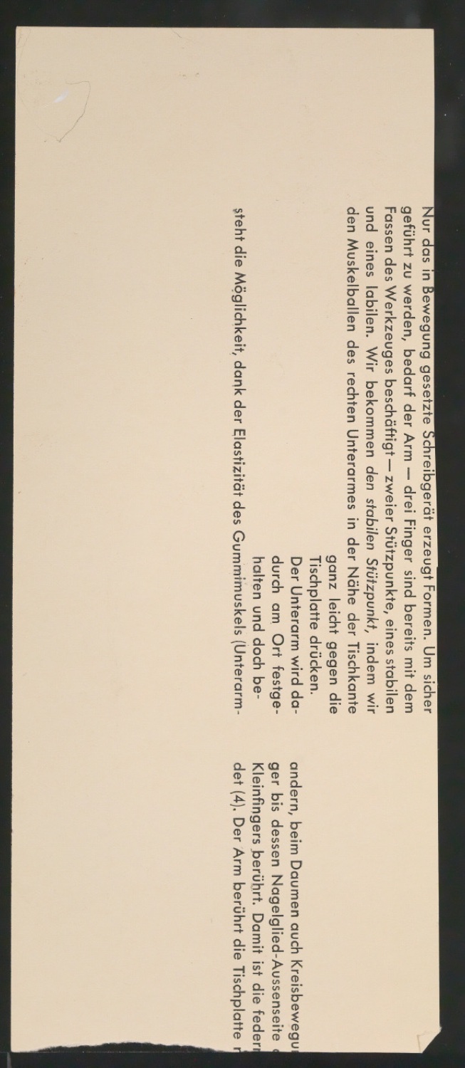 Entwurfszeichnungen Uhertype Fette Ramses — Blatt 204