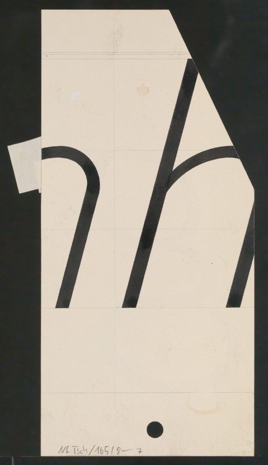Entwurfszeichnungen Uhertype Magere Grotesk Kursiv — Blatt 16