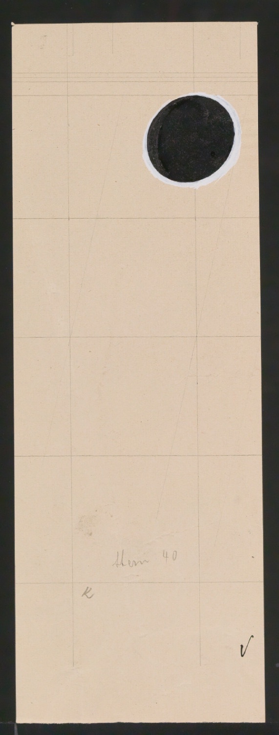 Entwurfszeichnungen Uhertype Magere Grotesk Kursiv — Blatt 39