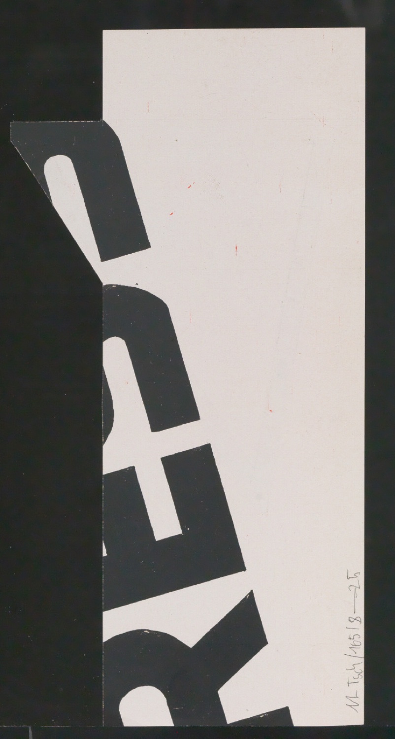 Entwurfszeichnungen Uhertype Magere Grotesk Kursiv — Blatt 48