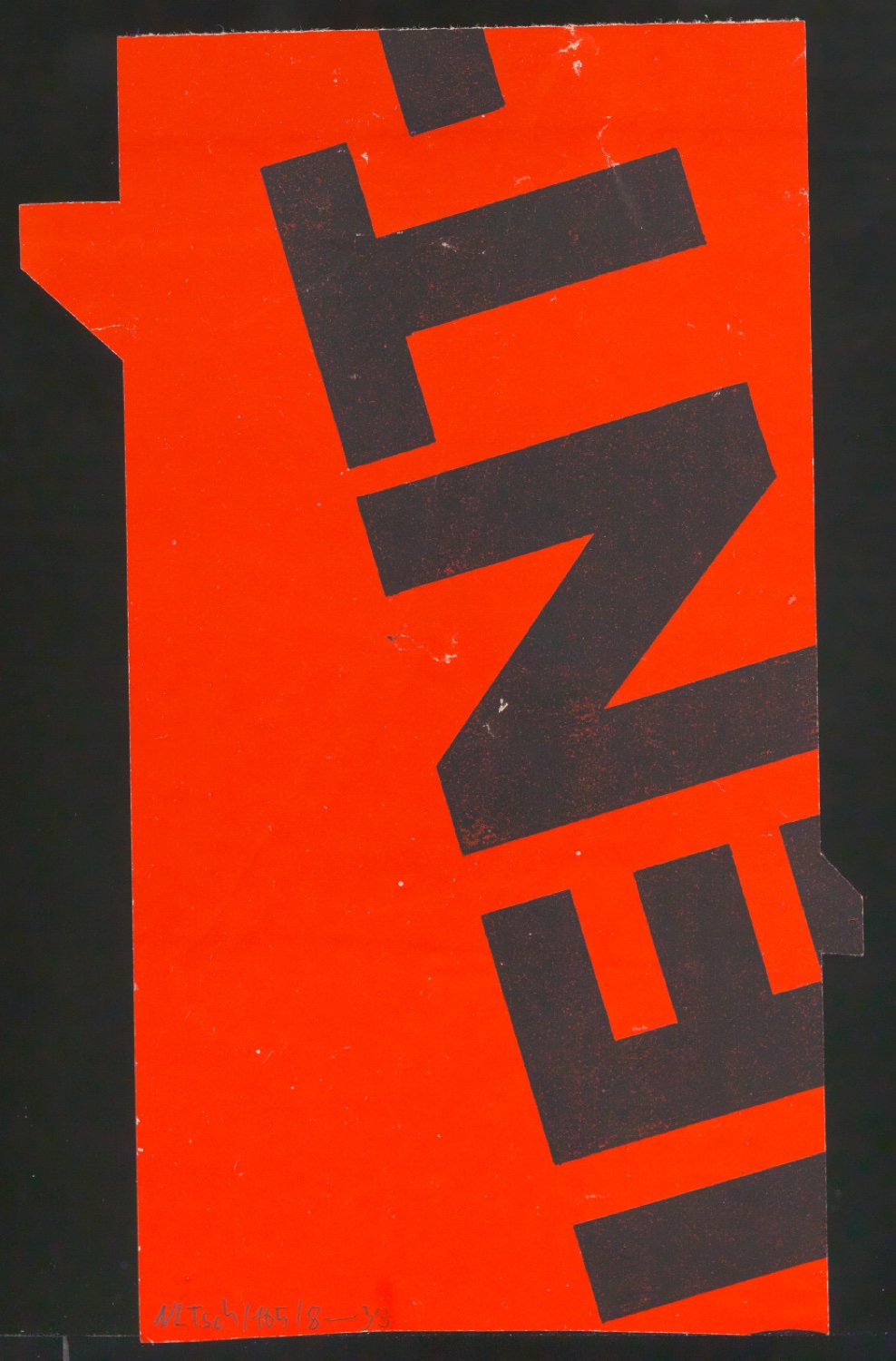 Entwurfszeichnungen Uhertype Magere Grotesk Kursiv — Blatt 64