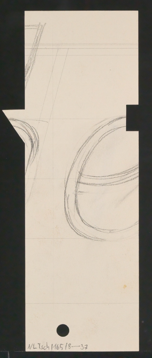 Entwurfszeichnungen Uhertype Magere Grotesk Kursiv — Blatt 72