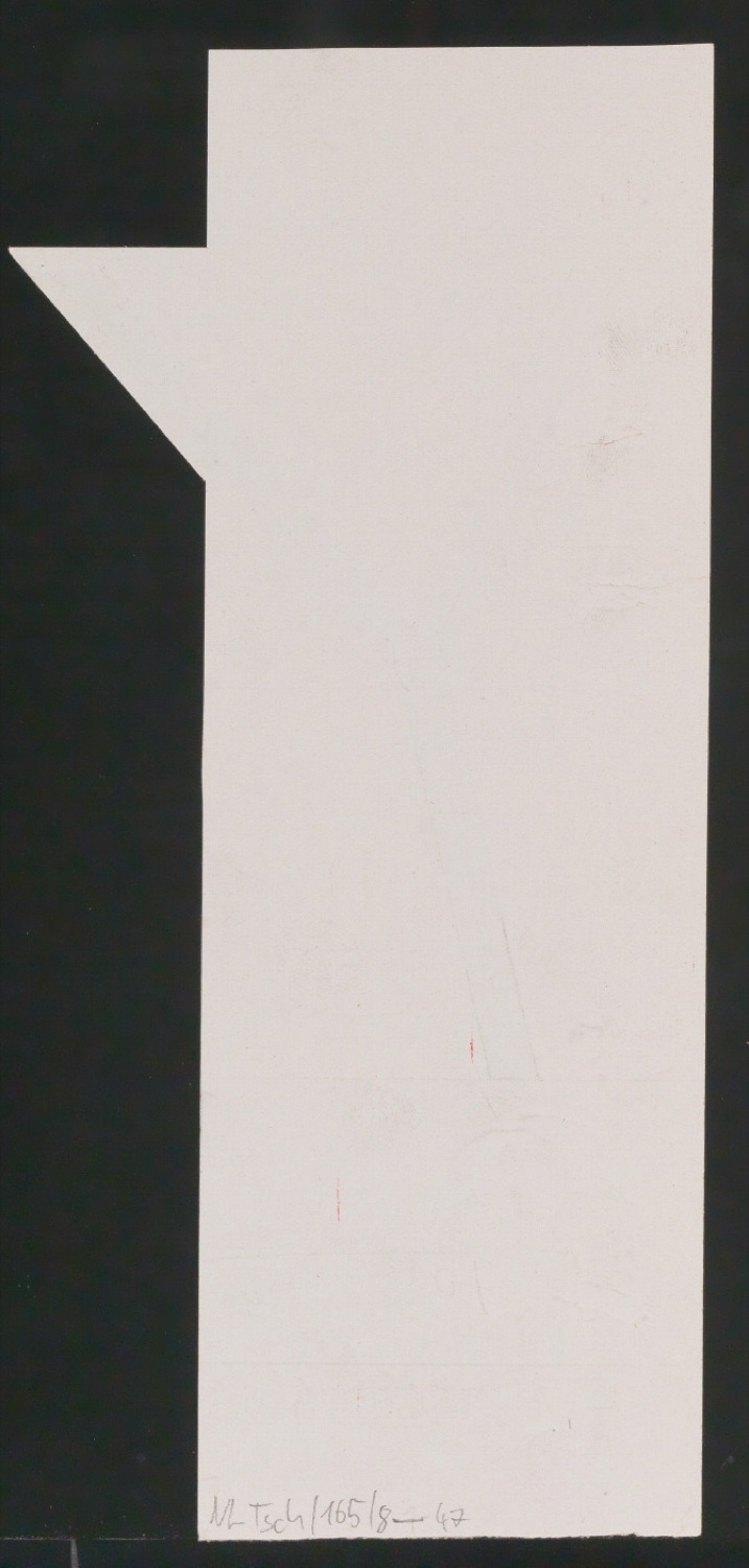 Entwurfszeichnungen Uhertype Magere Grotesk Kursiv — Blatt 92