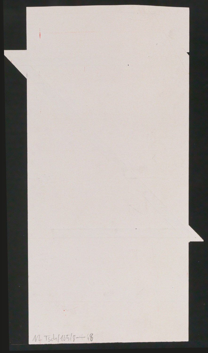 Entwurfszeichnungen Uhertype Magere Grotesk Kursiv — Blatt 94