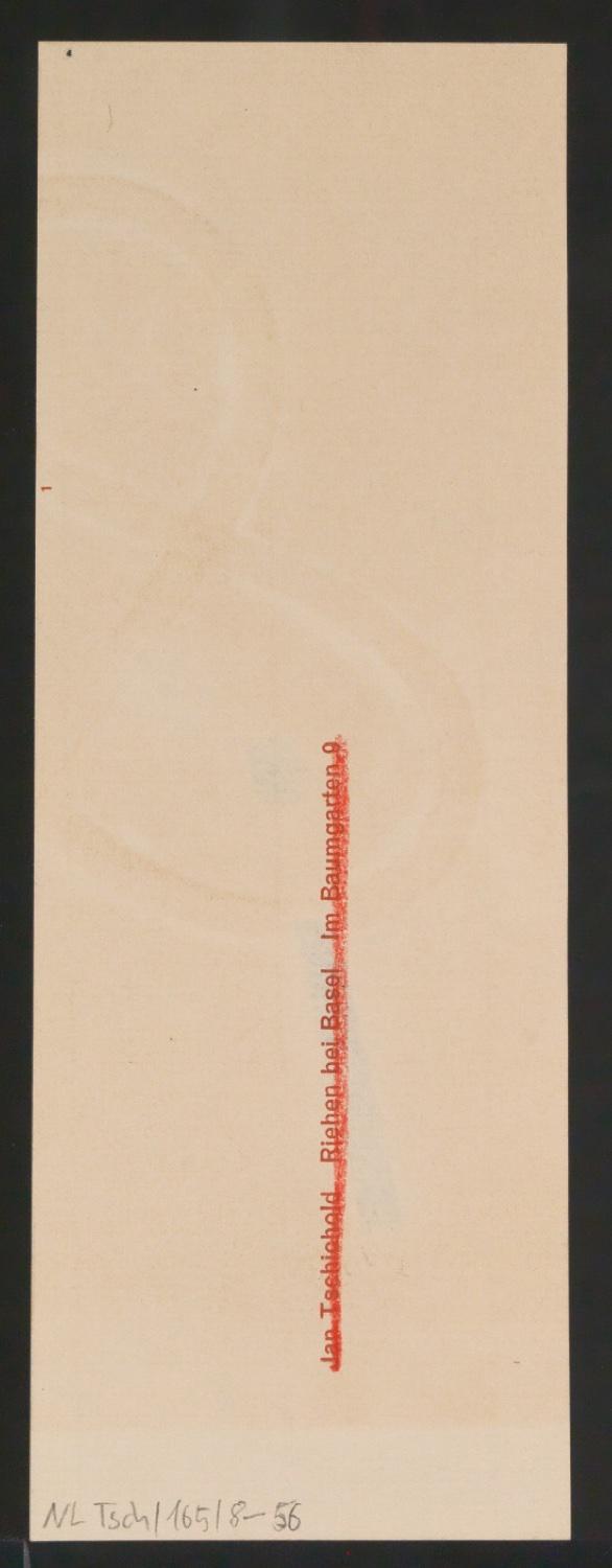 Entwurfszeichnungen Uhertype Magere Grotesk Kursiv — Blatt 110