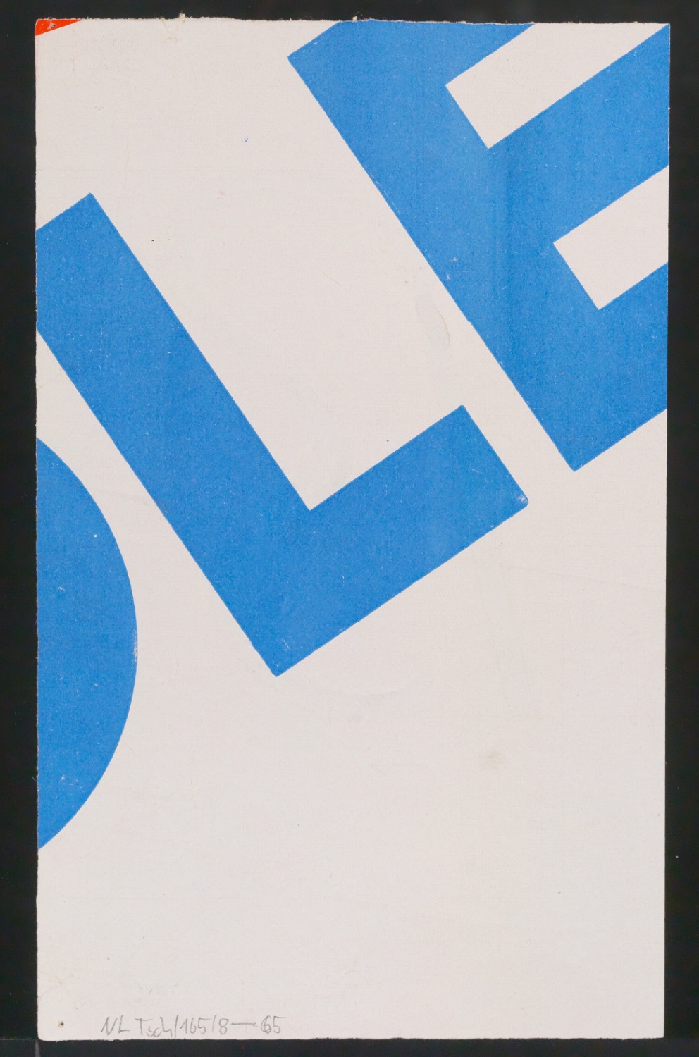Entwurfszeichnungen Uhertype Magere Grotesk Kursiv — Blatt 128