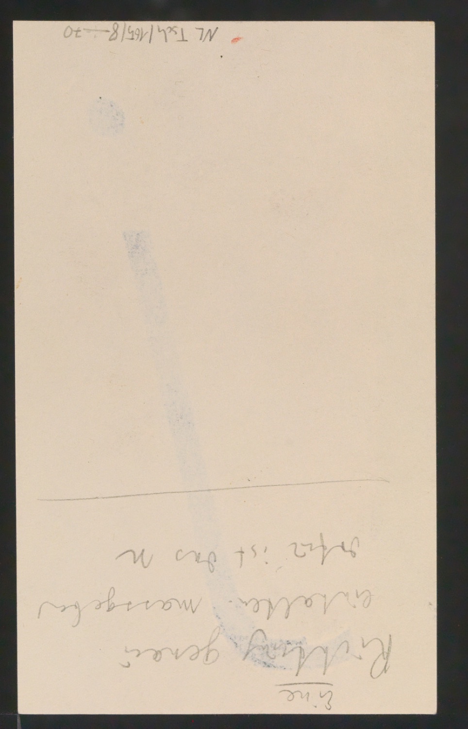 Entwurfszeichnungen Uhertype Magere Grotesk Kursiv — Blatt 138