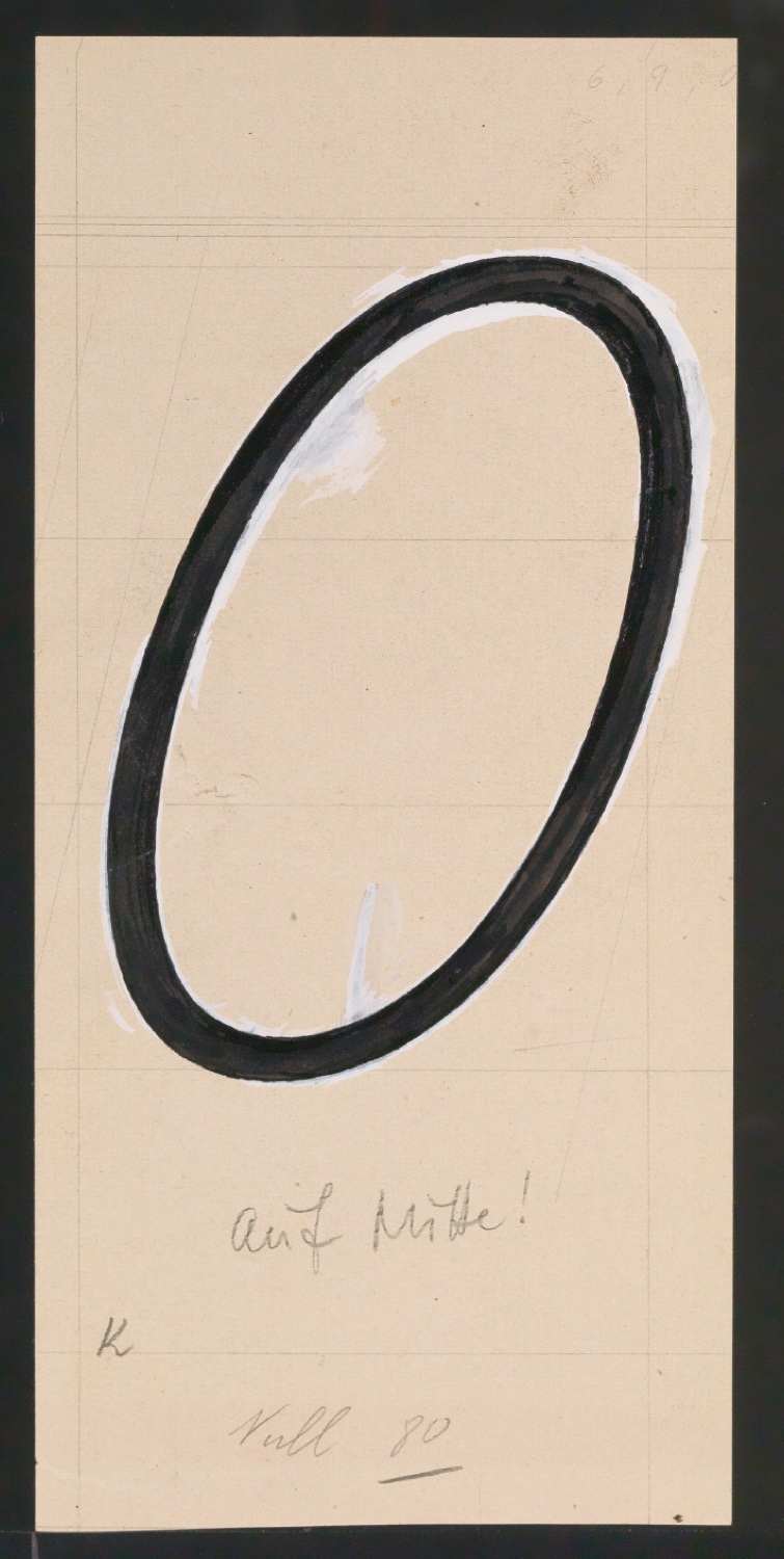Entwurfszeichnungen Uhertype Magere Grotesk Kursiv — Blatt 145