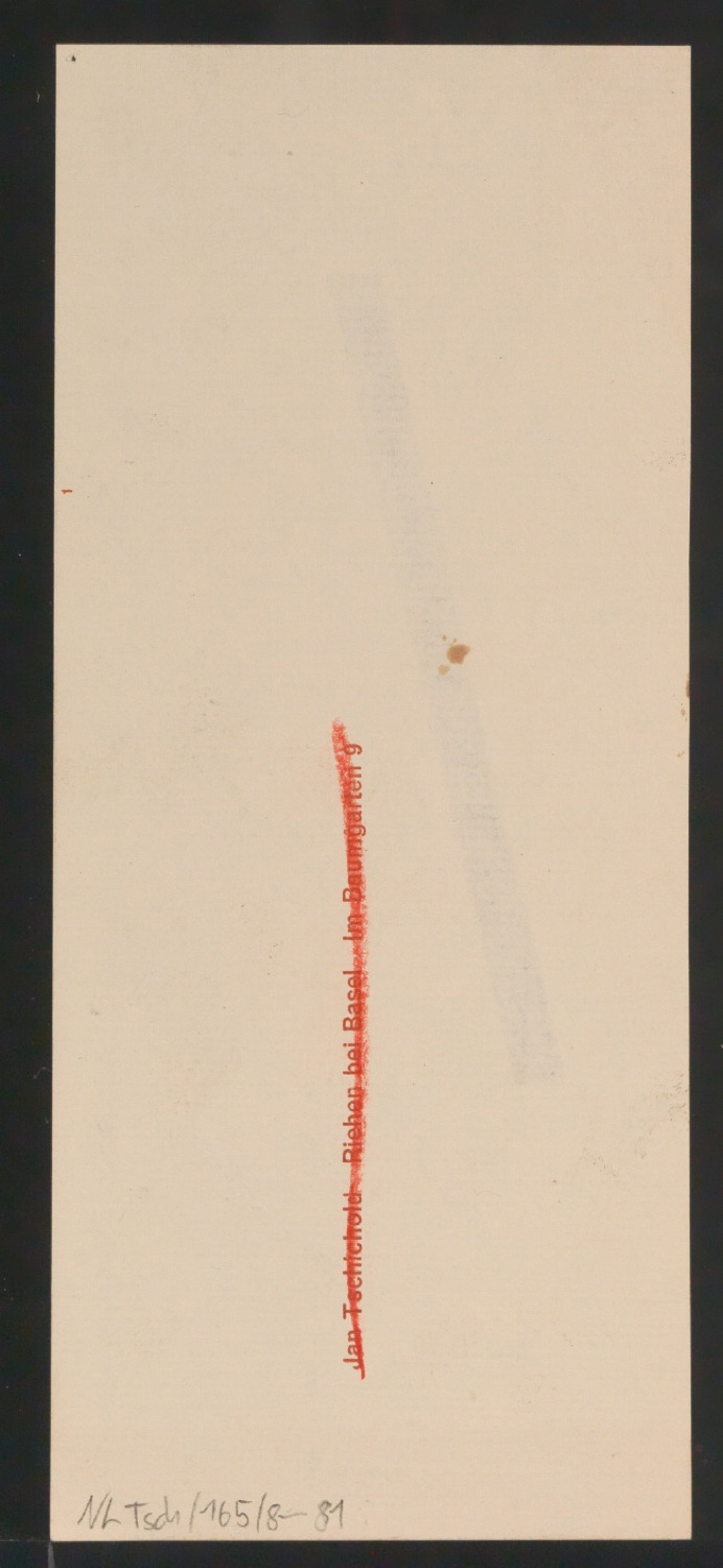 Entwurfszeichnungen Uhertype Magere Grotesk Kursiv — Blatt 160