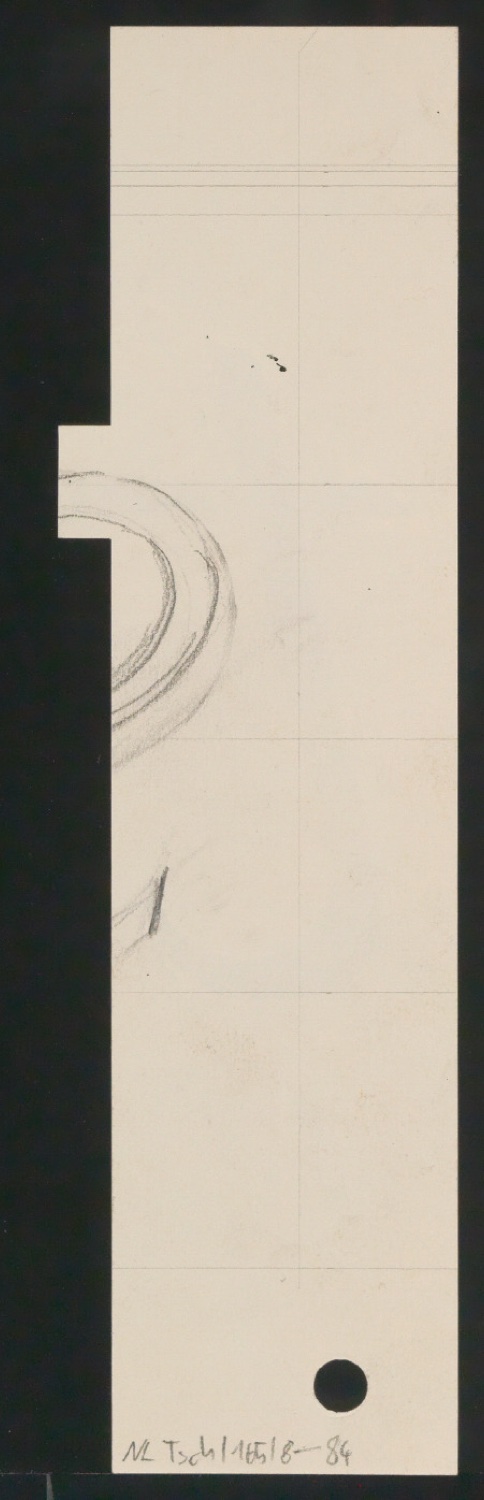 Entwurfszeichnungen Uhertype Magere Grotesk Kursiv — Blatt 166