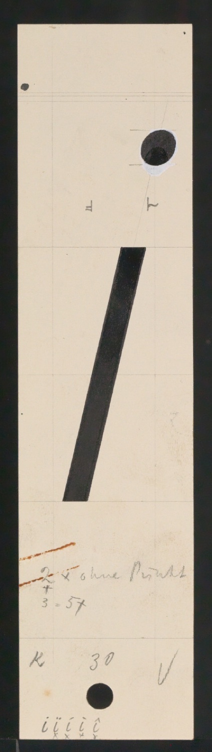 Entwurfszeichnungen Uhertype Magere Grotesk Kursiv — Blatt 185