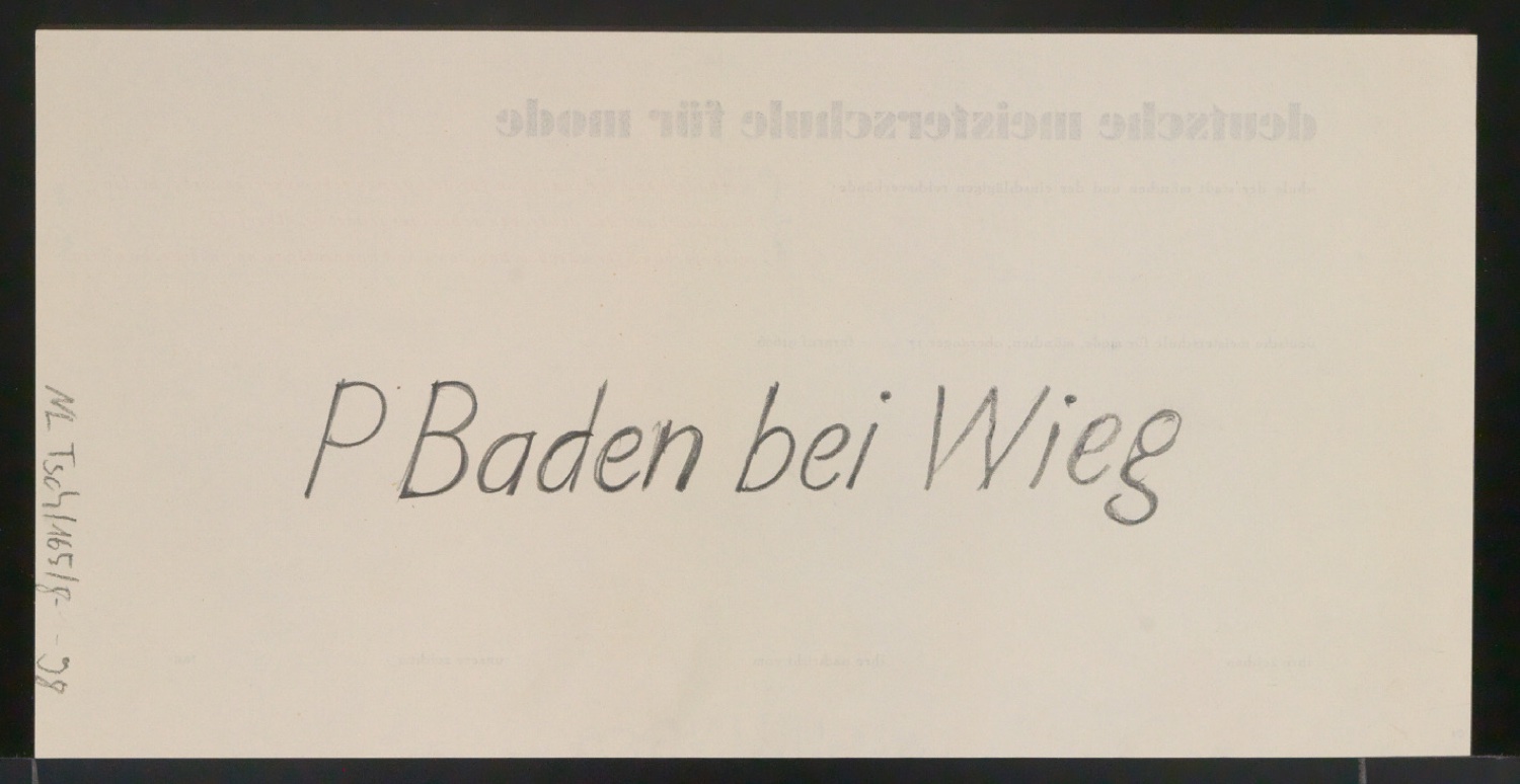 Entwurfszeichnungen Uhertype Magere Grotesk Kursiv — Blatt 193