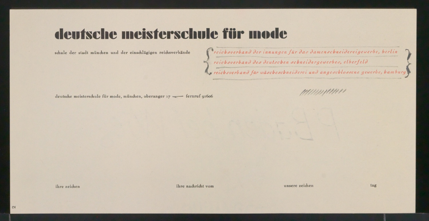 Entwurfszeichnungen Uhertype Magere Grotesk Kursiv — Blatt 194