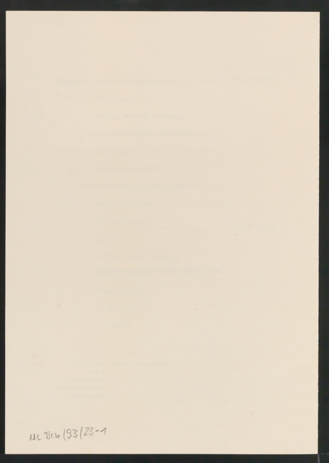 Vordrucke für Allgemeine Gewerbeschule — Blatt 3