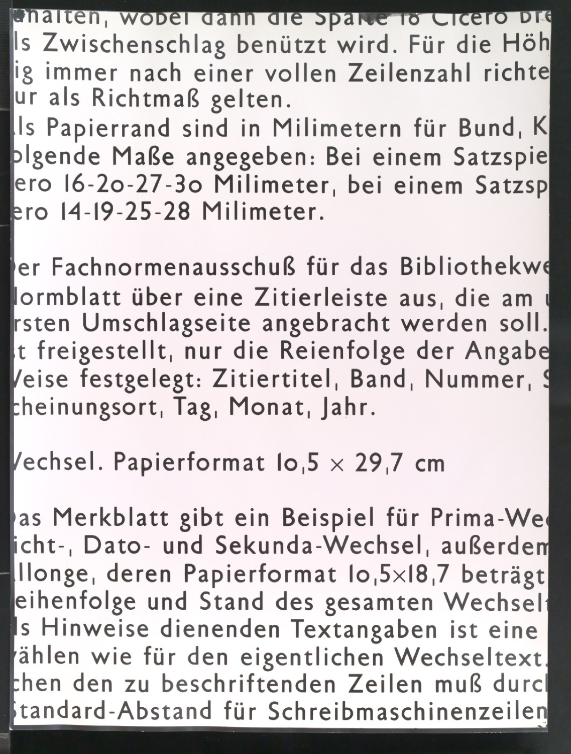Korrigierte Kopien von in Uhertype Standard-Grotesk gesetztem Text — Blatt 19