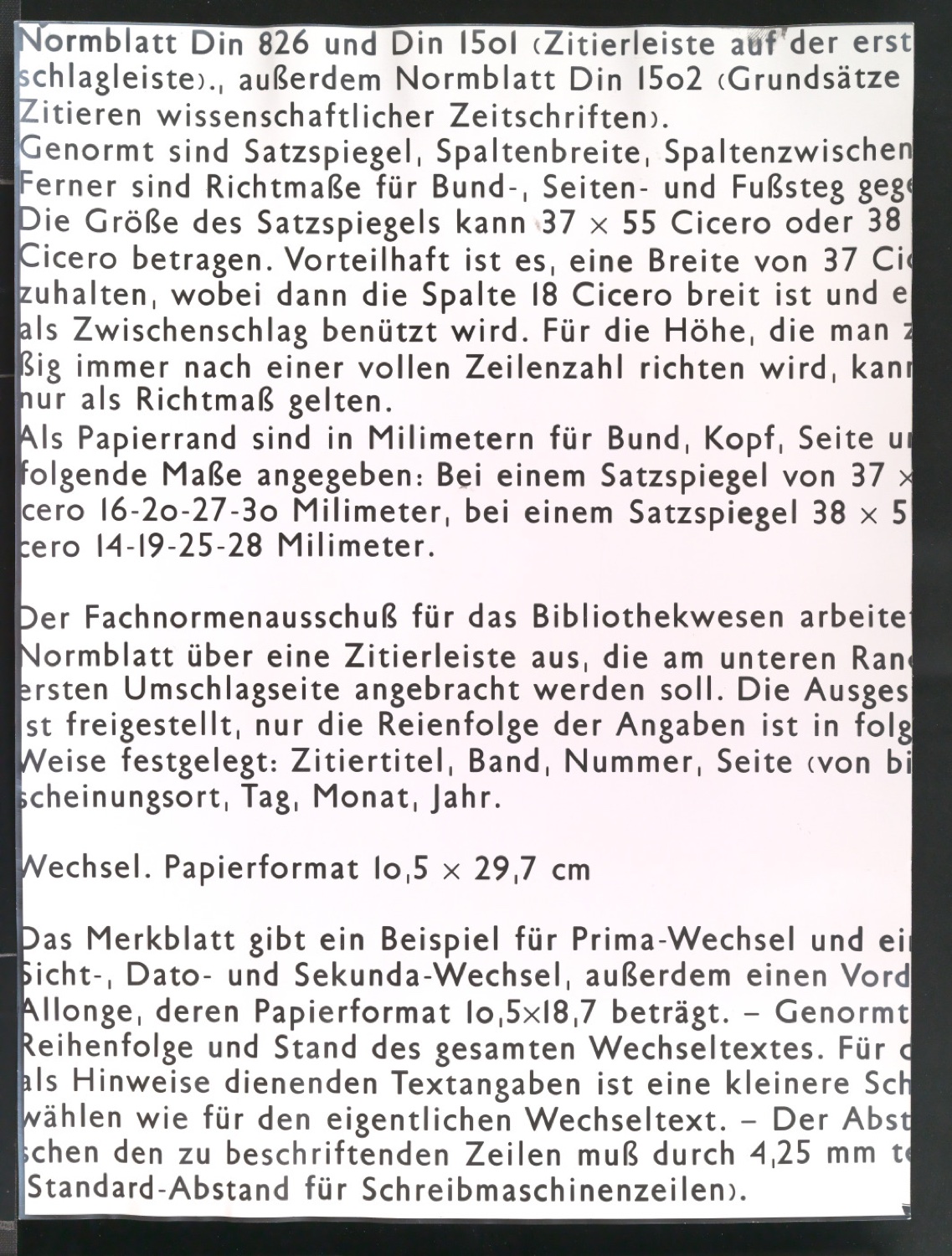 Korrigierte Kopien von in Uhertype Standard-Grotesk gesetztem Text — Blatt 23