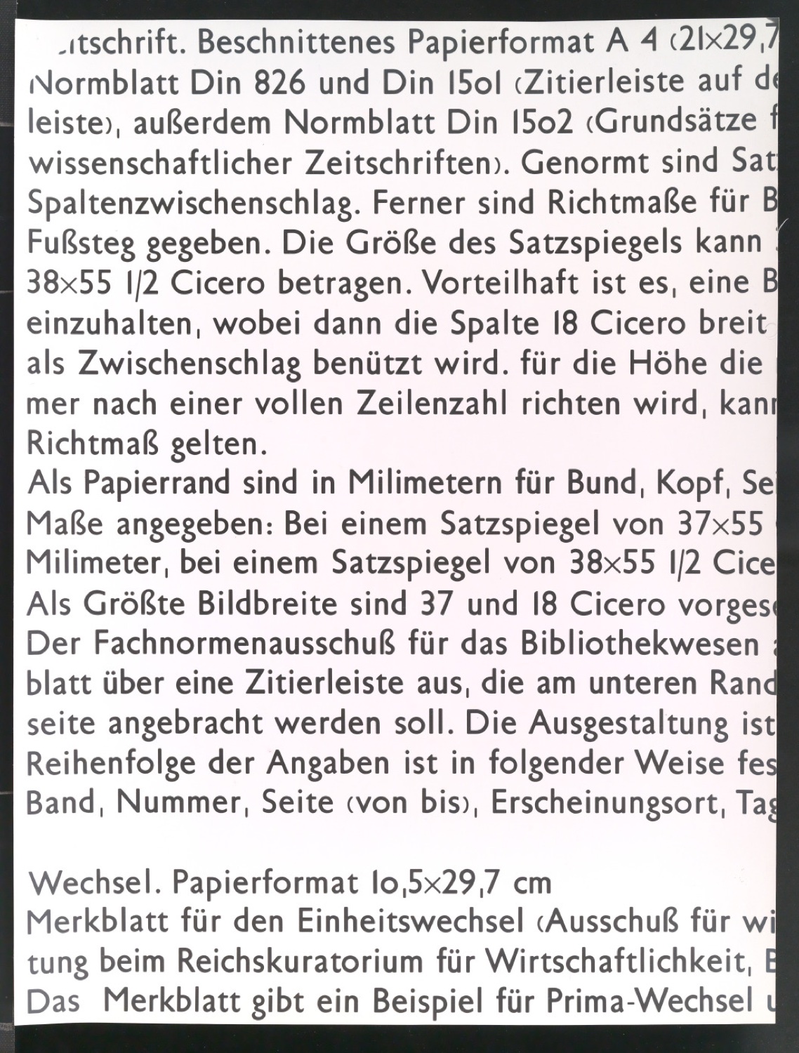 Korrigierte Kopien von in Uhertype Standard-Grotesk gesetztem Text — Blatt 29