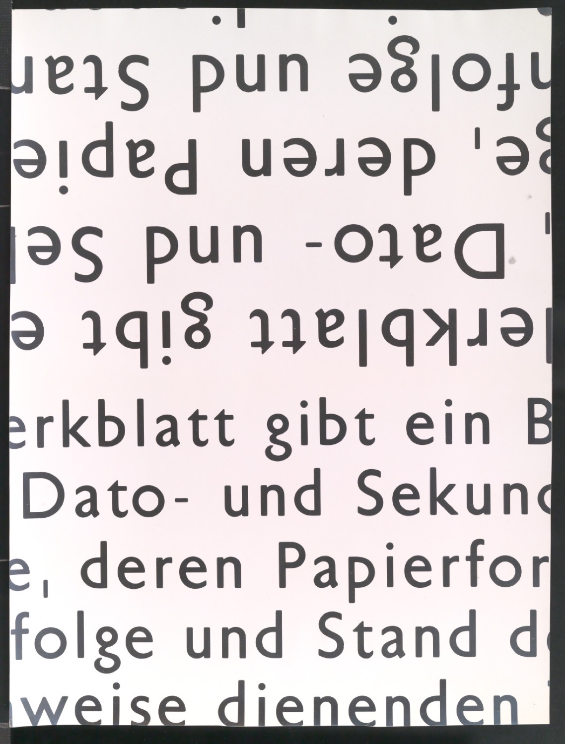 Korrigierte Kopien von in Uhertype Standard-Grotesk gesetztem Text — Blatt 31