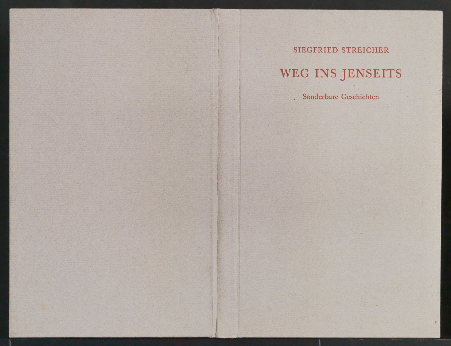 Einbanddecke für Weg ins Jenseits — Blatt 1