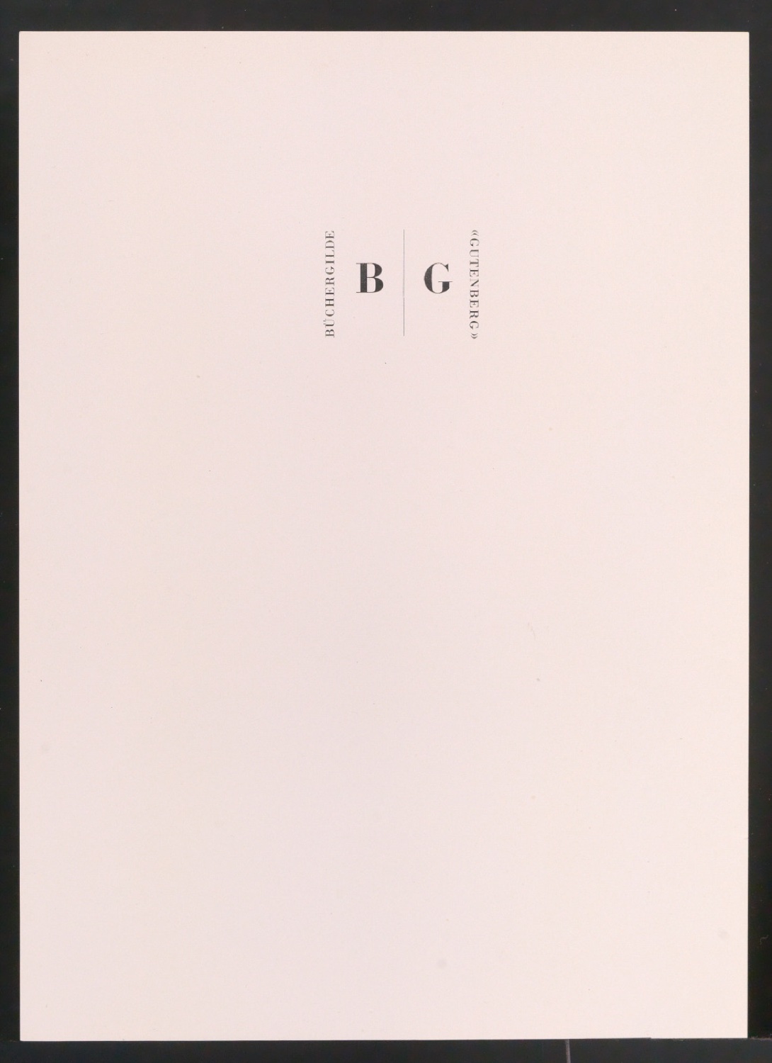 Skizzen und Probedrucke von Wettbewerbsbeitrag Firmenzeichen für Büchergilde Gutenberg Olten — Blatt 15