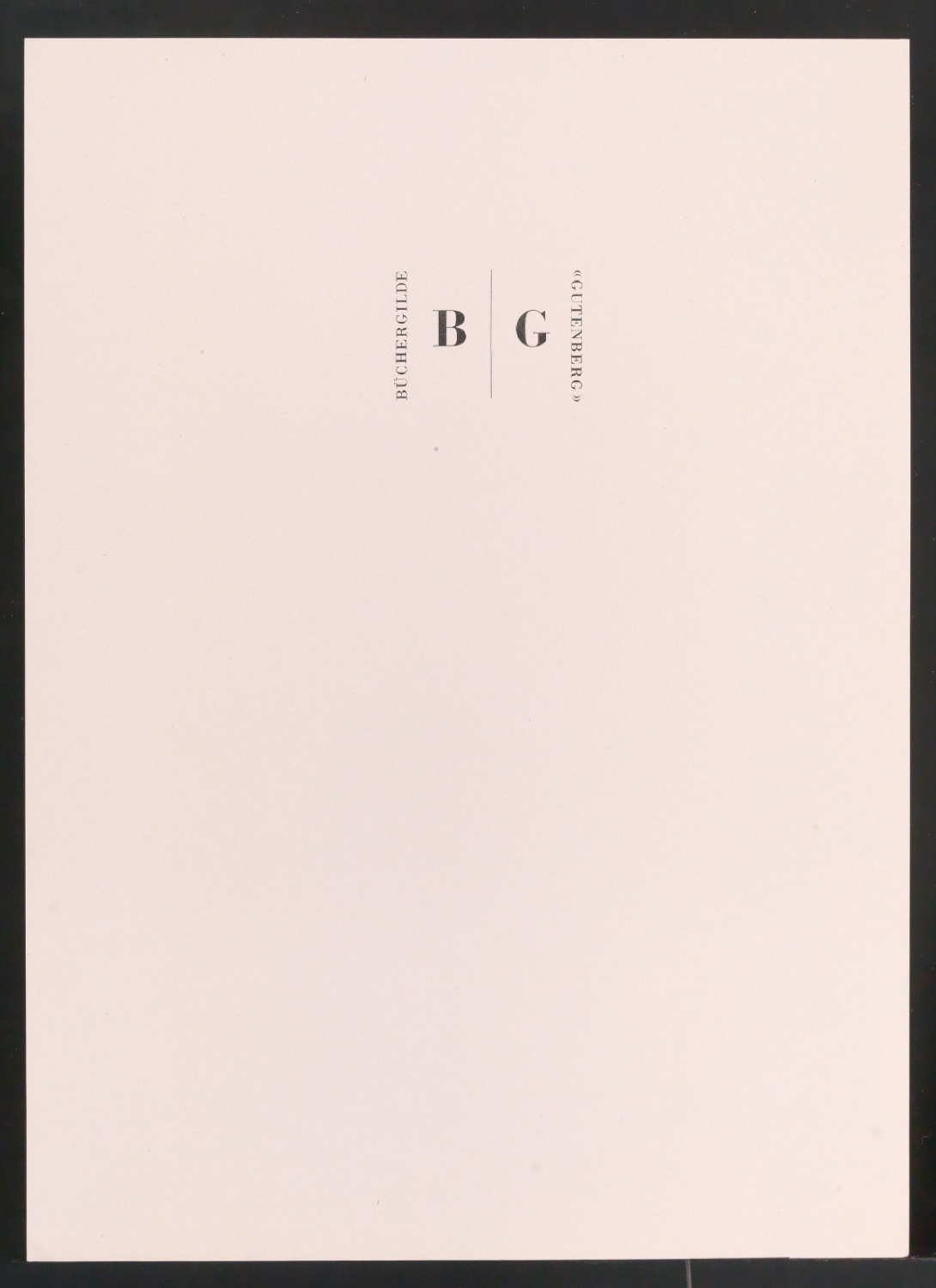 Skizzen und Probedrucke von Wettbewerbsbeitrag Firmenzeichen für Büchergilde Gutenberg Olten — Blatt 17
