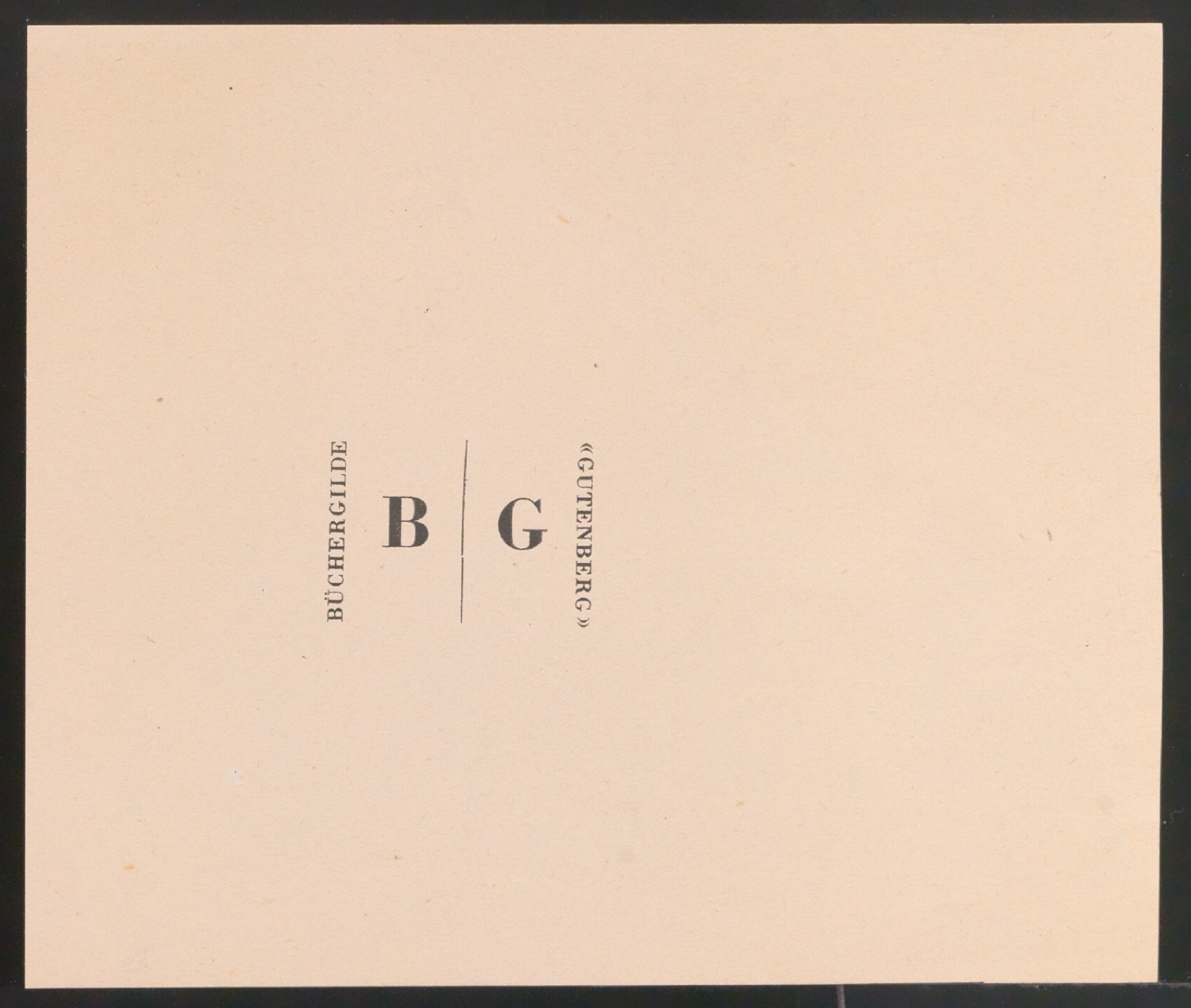 Skizzen und Probedrucke von Wettbewerbsbeitrag Firmenzeichen für Büchergilde Gutenberg Olten — Blatt 19