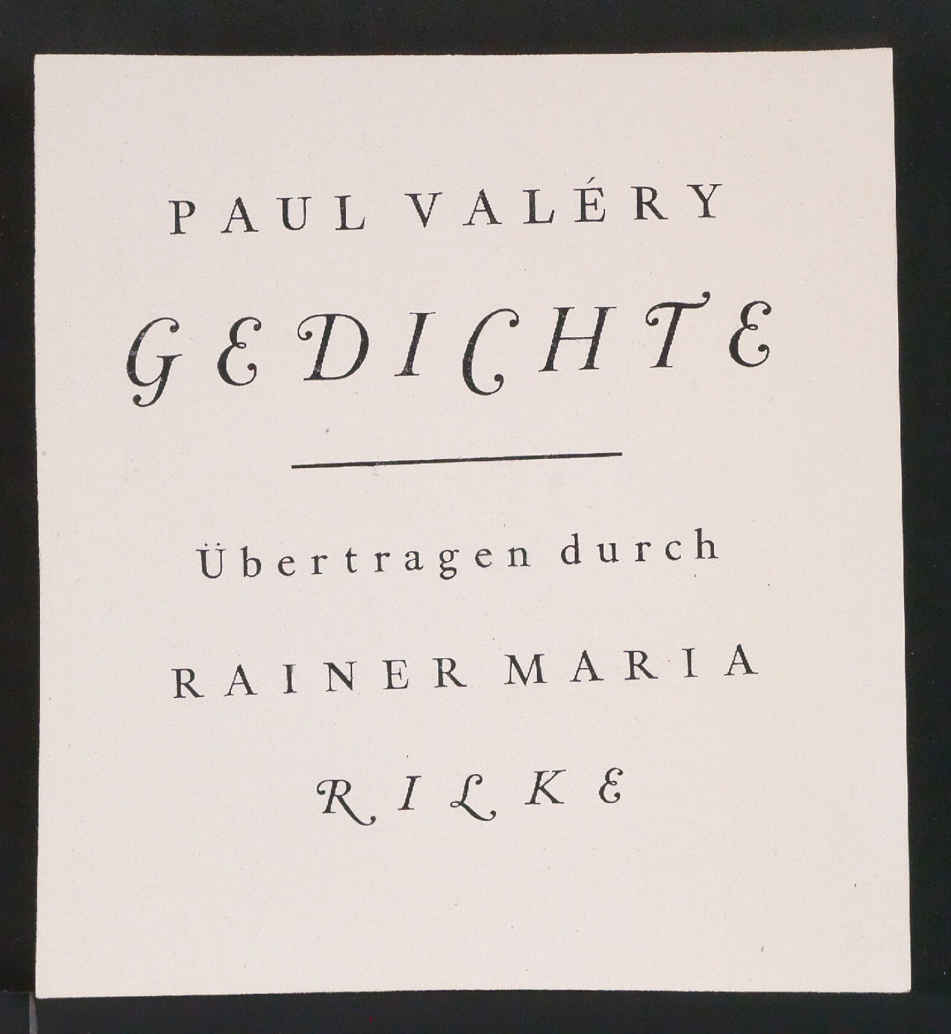 Probedrucke von Ausschnitten aus Titelblättern für den Insel-Verlag — Blatt 5