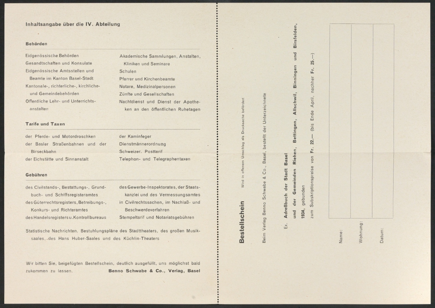Einladung zur Subskription — Blatt 2