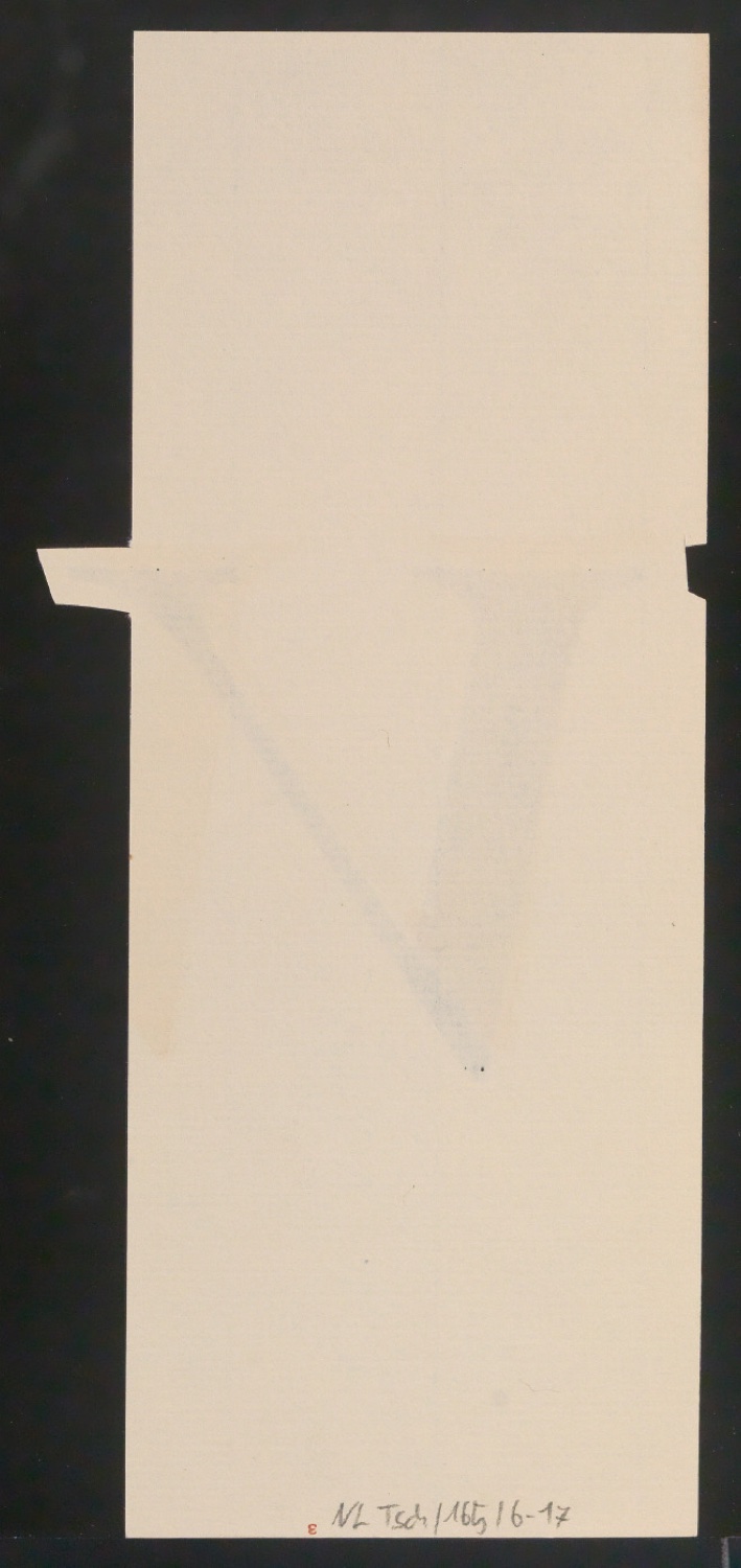 Mappe mit Entwurfszeichnungen Uhertype Antiqua Gemeine Kursiv — Blatt 34